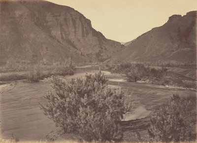 Piastra 37. Passo Wilhelmina, da est, 1869 (foto) da Andrew Joseph Russell