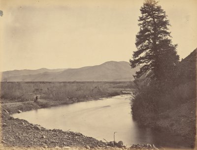 Piastra 43. Valle del Weber, dal passo di Willhelmina, 1869 (foto) da Andrew Joseph Russell