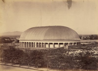 Piastra 50. Grande Tabernacolo Mormone, 1869 (foto) da Andrew Joseph Russell