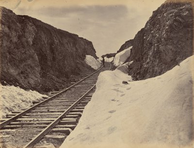 Piastra 5. Taglio di Hall, 1869 (foto) da Andrew Joseph Russell
