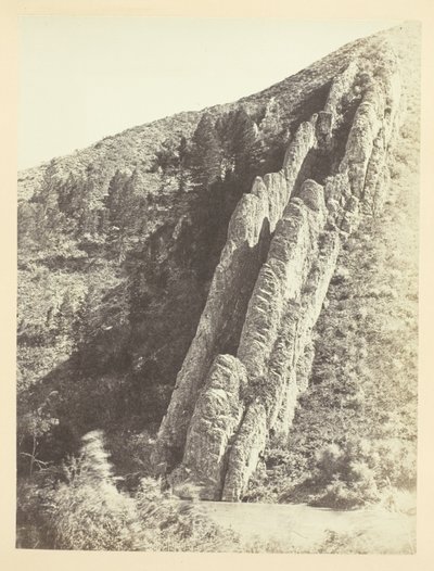 Rocce seghettate o Scivolo del Diavolo, (vista da vicino)-Weber Canon, Utah da Andrew Joseph Russell