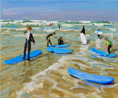 Tavole da surf blu, Bude da Andrew Macara