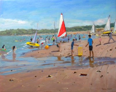 Grillo e vela rossa e bianca, Abersoch da Andrew Macara