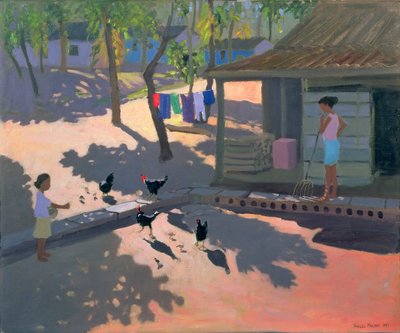 Galline e pulcini, Cuba, 1997 da Andrew Macara