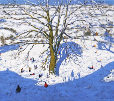 Collina, Elton, vicino a Rowsley, Chatsworth, Derbyshire (Rielaborato) da Andrew Macara
