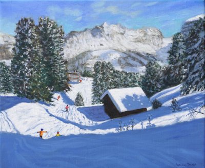 Chalet da sci, Samoens, Grand Massif, Francia, 2023 da Andrew Macara