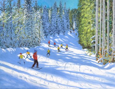 Lezione di sci, Samoens, Francia, 2020 da Andrew Macara