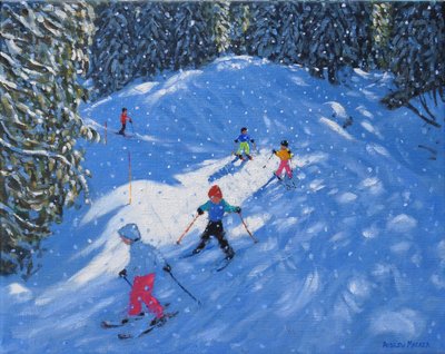 Scuola di Sci. Samoens, Grand Massif, Francia, 2021 da Andrew Macara