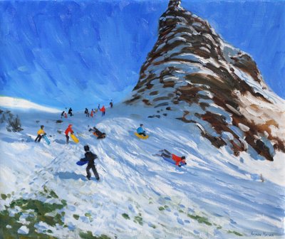 Slittino, Chrome Hill, Derbyshire, Peak District da Andrew Macara