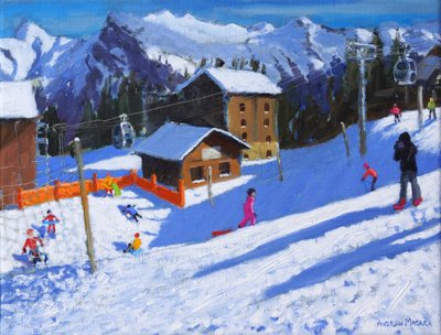 La pista di pattinaggio, Samoens, Francia, 2022 da Andrew Macara
