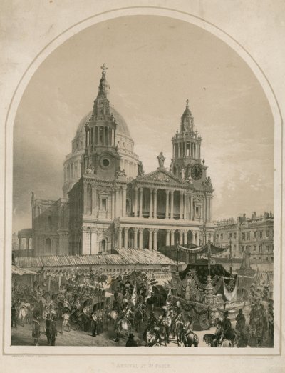 Arrivo alla Cattedrale di San Paolo, Londra da Andrew Maclure