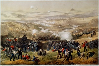 La battaglia di Inkerman del 5 novembre 1854 da Andrew Maclure