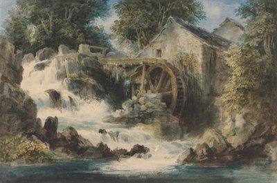Un mulino ad acqua da Andrew Nicholl