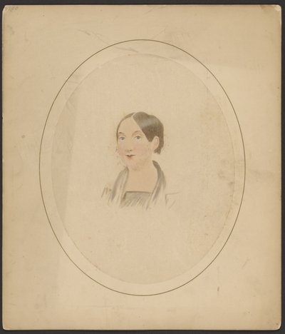 Ritratto di Lavinia E. Walken (signora A.J. Hill) da Andrew W. Jordan
