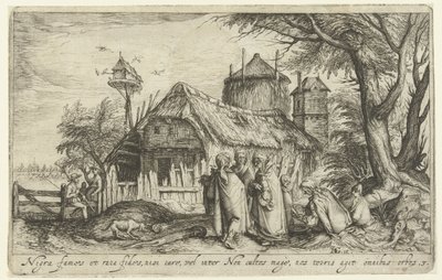 Paesaggio con Roma da Andries Jacobsz. Stock