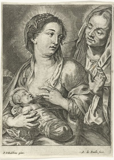 Maria con il Bambino Gesù e Anna da Andries Pauli