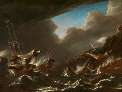Tempesta in mare da Andries van Eertvelt