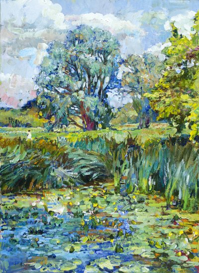 Lo stagno delle ninfee (impressionista) da Andrii Kutsachenko