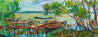 Moli sul lago tranquillo da Andrii Kutsachenko