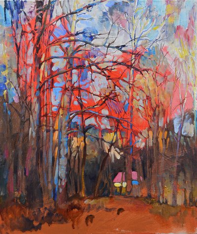 Sentiero della baita della Foresta Rossa da Andrii Kutsachenko