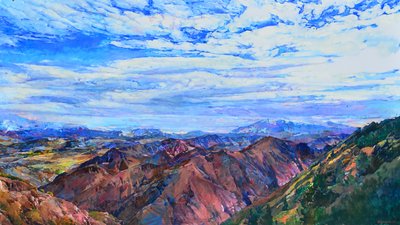 Cime montuose scoscese da Andrii Kutsachenko
