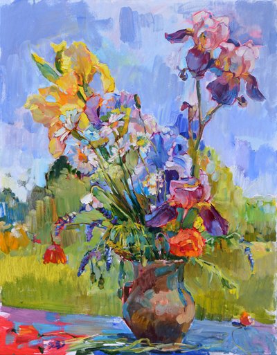 Iris dai colori vivaci da Andrii Kutsachenko