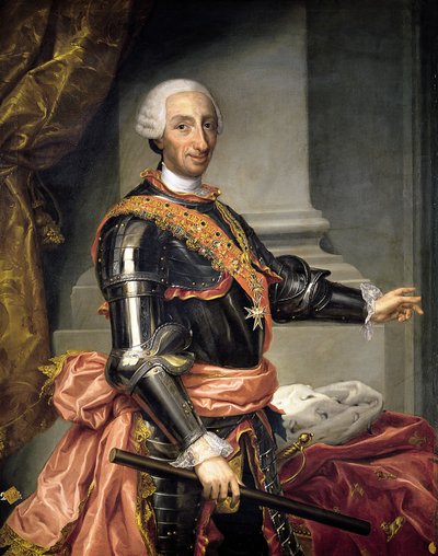 Ritratto di Carlo III da Andrés de la Calleja