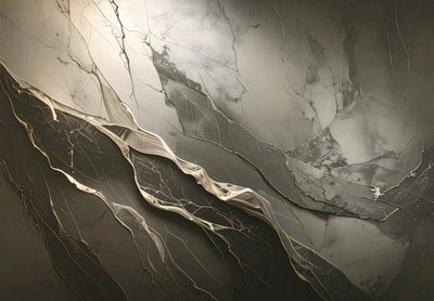Elegante marmo con venature dorate da Anete Purina-Purite