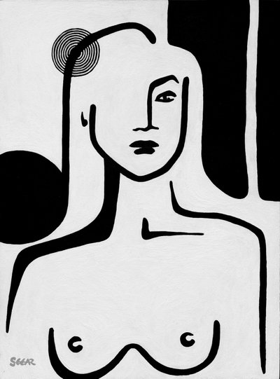 Ritratto minimalista di nudo da Angela Seear