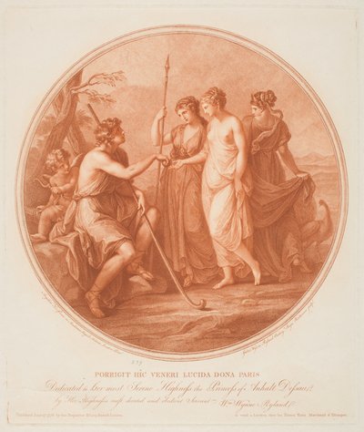 Il giudizio di Paride da Angelica (after) Kauffman