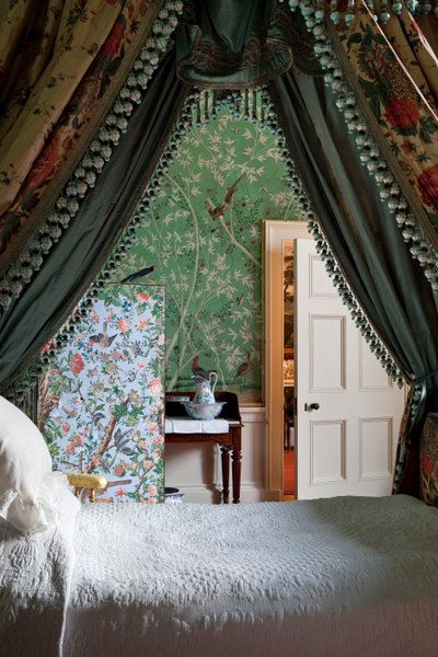 Sala della Regina di Scozia, Chatsworth House, Derbyshire da Thomas Kelly