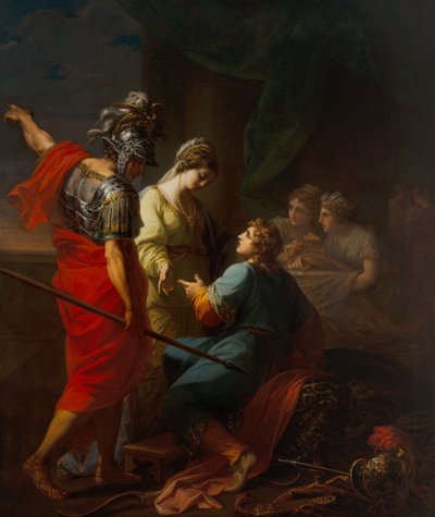 Ettore, Paride e Elena da Angelica Kauffman