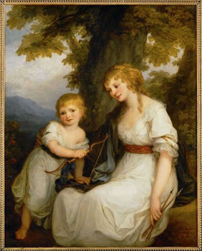 La Baronne de Kruedener et son fils - La baronessa Kruedener e suo figlio ... da Angelica Kauffman