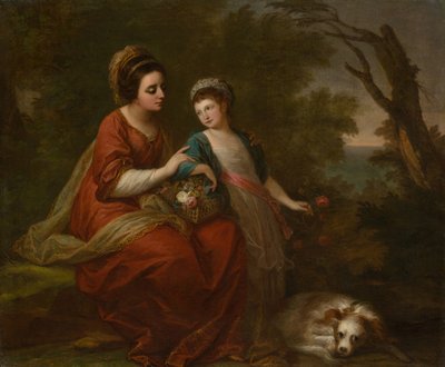 Signora Hugh Morgan e sua figlia da Angelica Kauffman