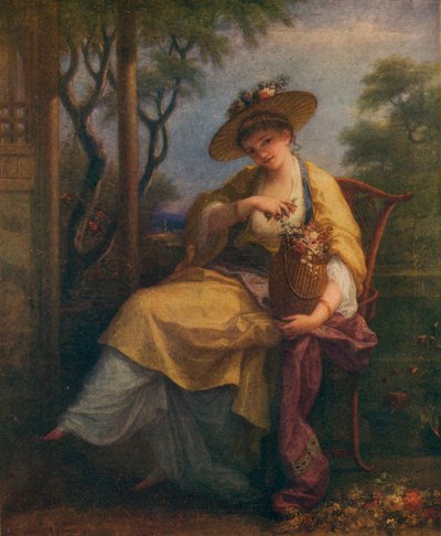Autoritratto di Angelica Kauffmann, c1780 da Angelica Kauffmann