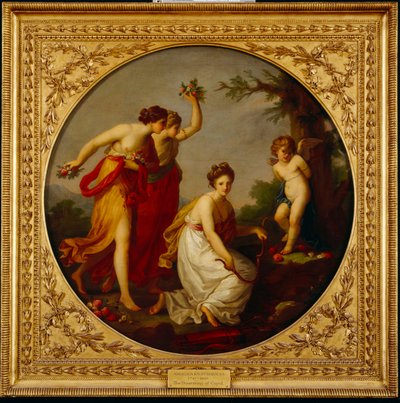 Il disarmo di Cupido da Angelica Kauffman