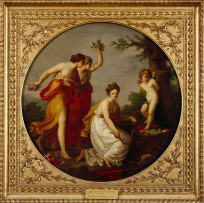 Il disarmo di Cupido, c. 1800 da Angelica Kauffman