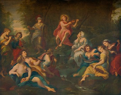 Apollo e le Muse, 1772 da Angelica Kauffmann