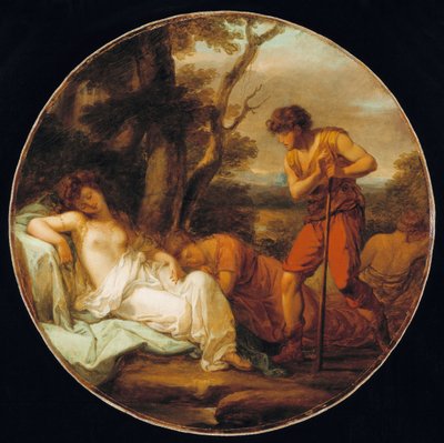 Cimone e Ifigenia, c. 1780 da Angelica Kauffmann