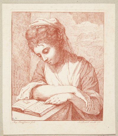 La ragazza che legge da Angelica Kauffmann