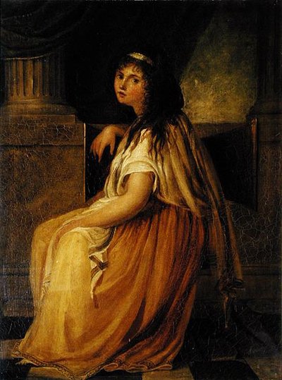 Lady Hamilton (c.1765-1815) in costume per le sue 