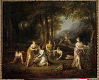 Plutone rapisce Proserpina da Angelica Kauffmann