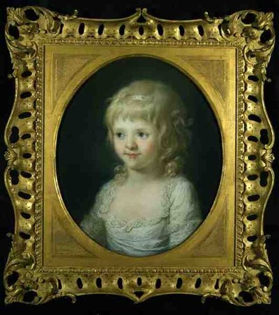 Ritratto di Miss Francis Lust da Angelica Kauffmann