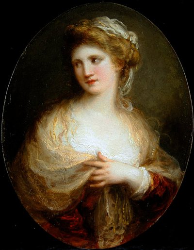 Ritratto di una signora con uno scialle giallo da Angelica Kauffmann