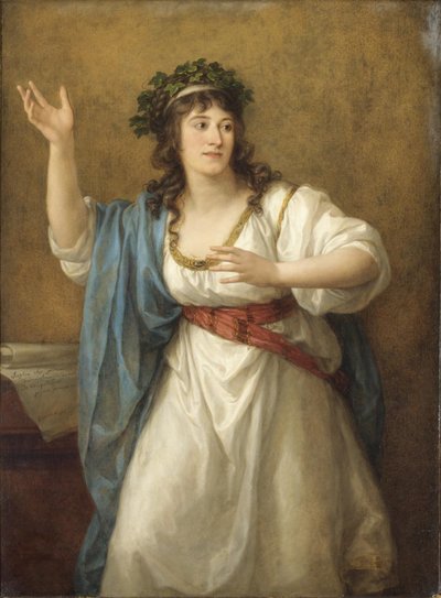 Ritratto della poetessa Teresa Bandettini-Landucci 1763-1837 da Angelica Kauffmann