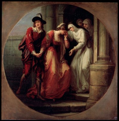 La separazione di Abelardo ed Eloisa, prima del 1780 da Angelica Kauffmann
