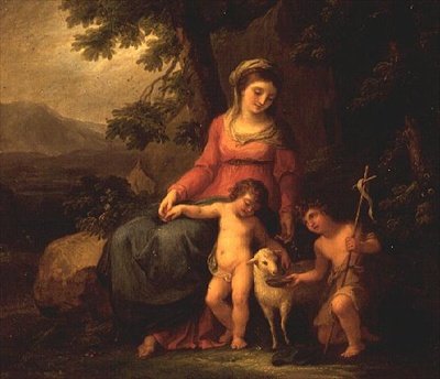 La Vergine Maria con il Bambino Gesù e San Giovanni Battista da Angelica Kauffmann