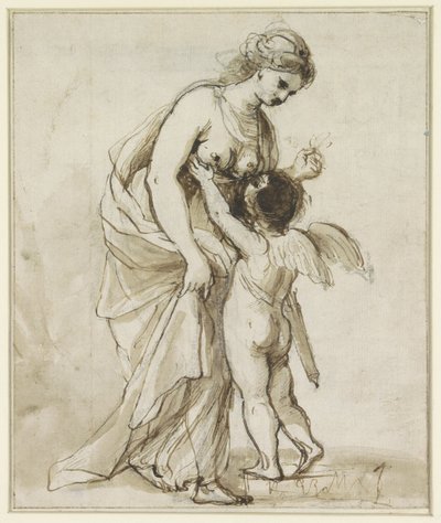 Venere e Amore da Angelica Kauffmann