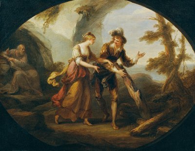 Miranda e Ferdinando da Angelica Kauffmann