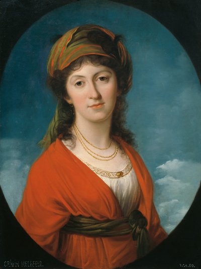 Ritratto della Contessa Marie Therese Meerfeld, nata Dietrichstein, c. 1790 da Angelica Kauffmann